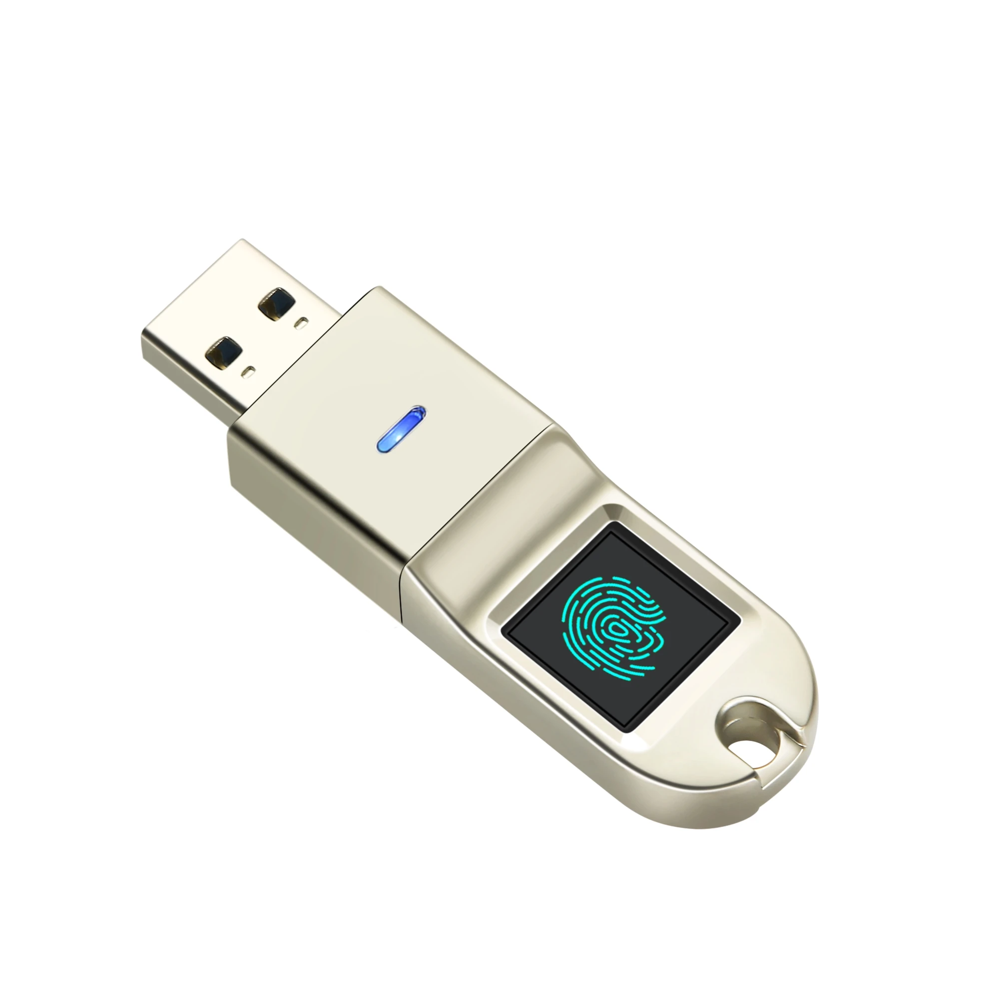 Заводской высокоскоростной USB флэш-накопитель индивидуальный сканер отпечатков пальцев новый дизайн рекламная печать логотипа USB3.0 32G64G128G
