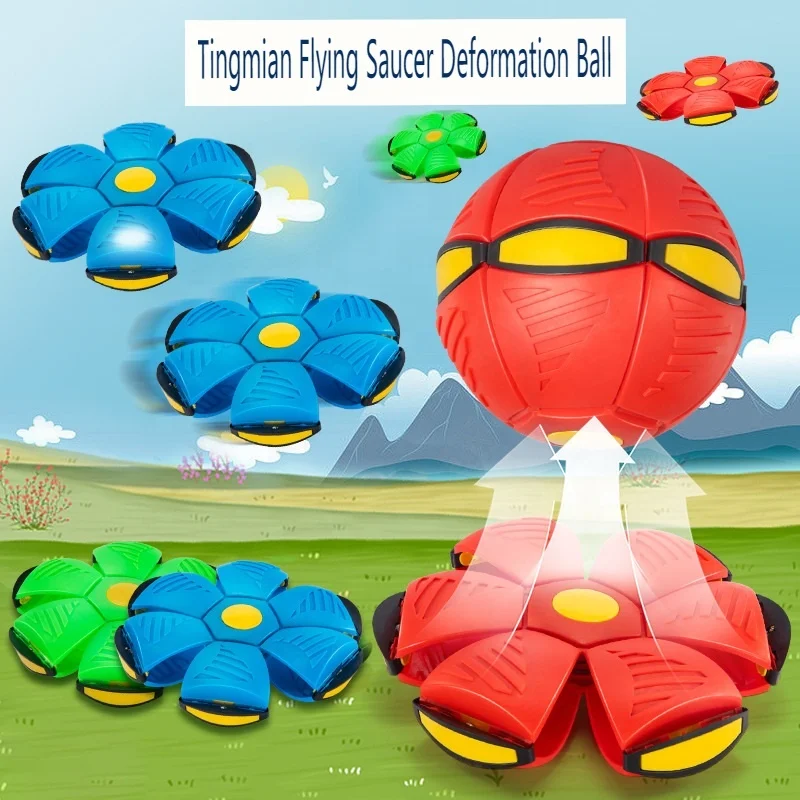 2024 New Products Fly Toy Outdoor Throw Magic Spinner Disc UFO Magic Flying Saucer Ball Toys For Baby