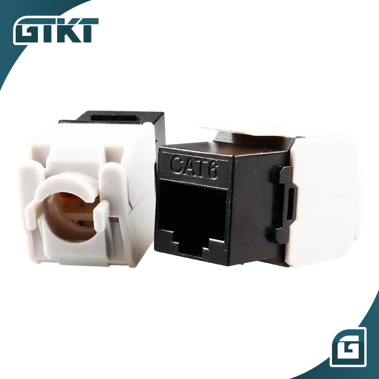  Модульный разъем RJ45 keystone jack UTP Cat6 10G 8P8C