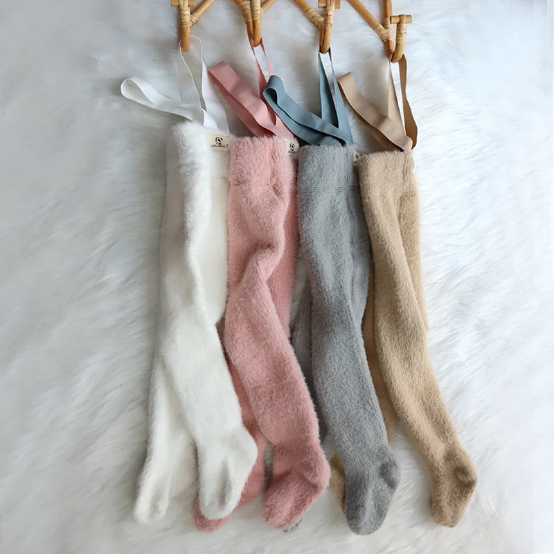 Winter Hosiery Socks Tights For Children Cotton Baby Leggings Pantyhose Toddler