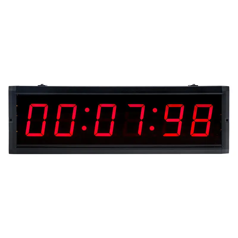 ZX 3 Inch 6 Digit Multi-functional LED Display Digital Electronic Timer Stopwatch Clock for Sports Gym Fitness Study Timer