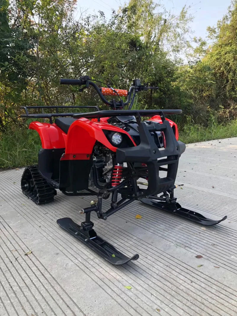 125cc ATV Snowmobile Tracked Sled Cross Country Ski Vehicle Gasoline Tracked Ski Vehicle