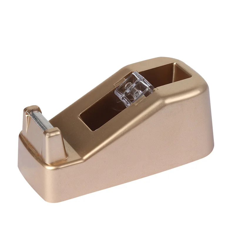 Nordic light luxury rose gold tape seat labor-saving,sealing, tape cutter Office heavy manual packing tape machine