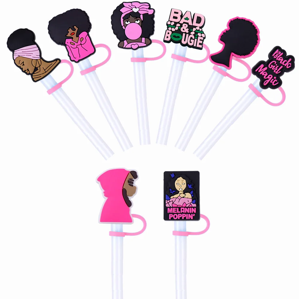 Develop silicone straw accessories straw hat charm charm wholesale cute polyvinyl chloride set of accessories straw hat charm