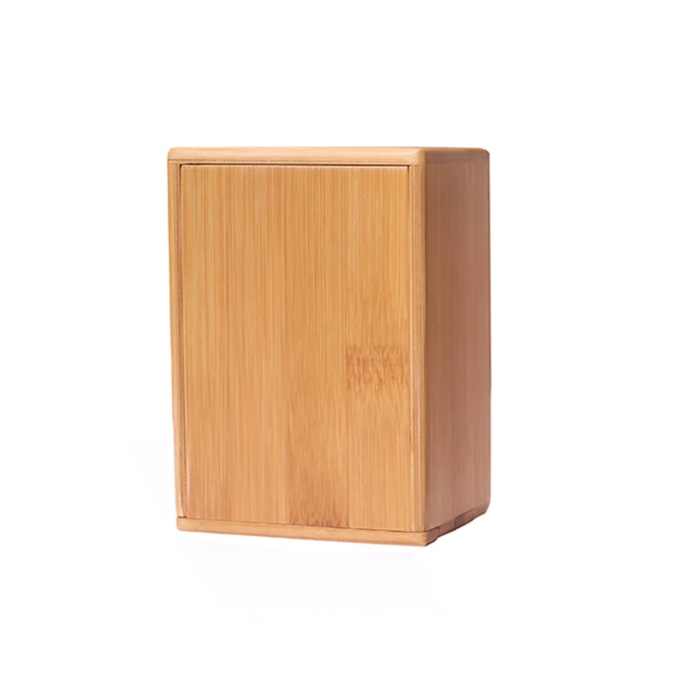 bamboo lipstick storage box sliding lid jewelry trinket ornament storage box wooden treasure box gift case