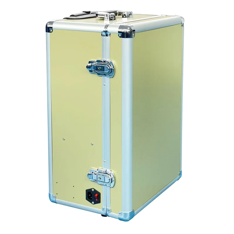 Suitcase design portable dental unit for student with build in air compressor 6L tank full set mobile dental treatment unit