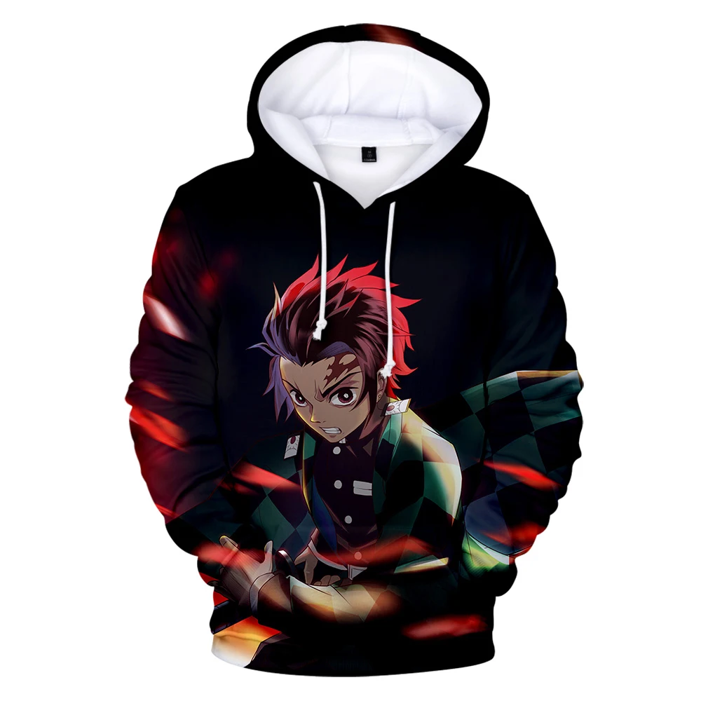 Fitspi Anime Kimetsu No Yaiba 3d Hoodies Sweatshirts Men Women Harajuku Sweatshirts Boys Girls Tracksuits Clothes