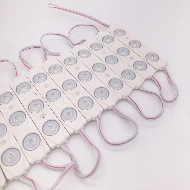 8218 3 LED DC 12V Modulo with Lens for Letter Sign Board Channel Lighting 1.5W 2835 LED Module