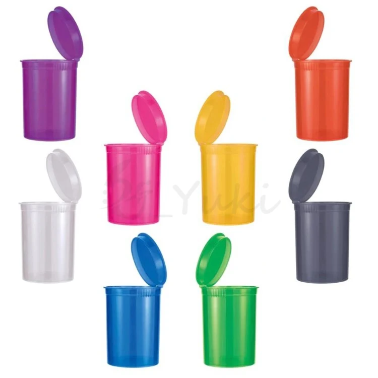 Pop Top Bottles 6dr 13dr 19dr 30dr 60dr Plastic Medical Vials with Custom color