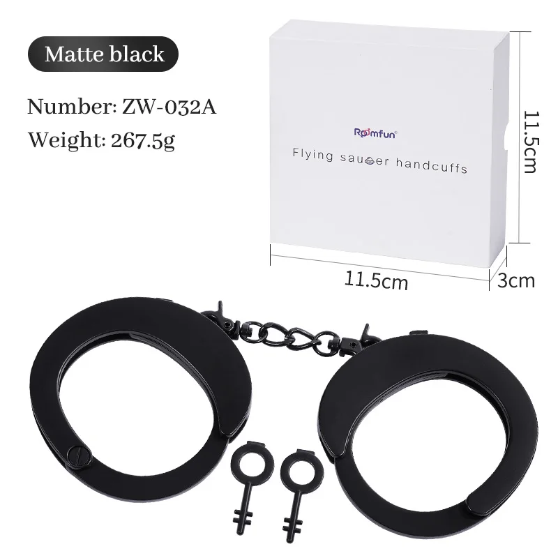 Novelty Premium metal SM Handcuff Ankle cuff Bracelet Cosplay Restraint sex Toy