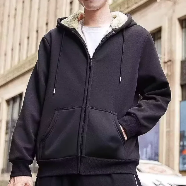 custom puff print hoodie streetwear fleece loose thick coat unisex high quality clothing manufacturers custom zip up hoodies