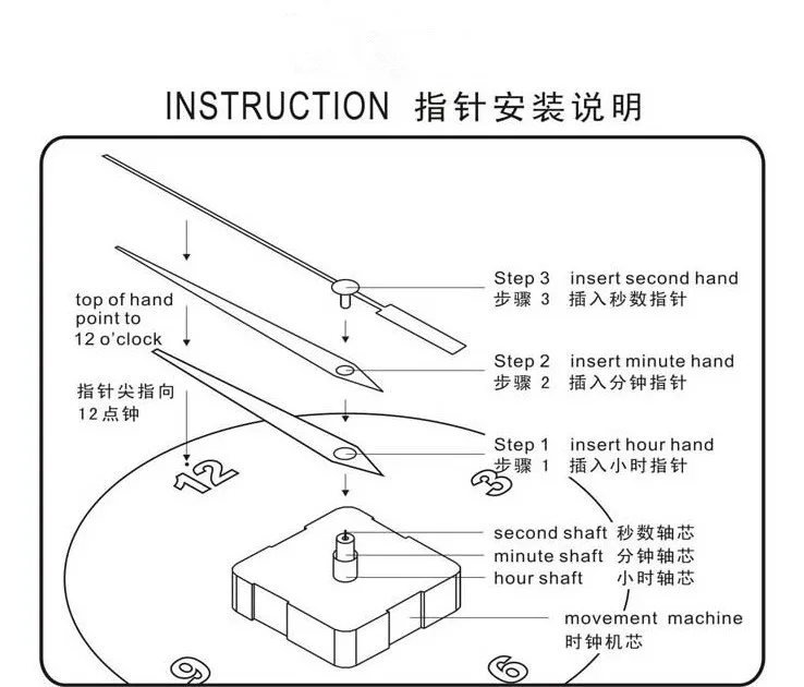 Round Black Hollow Hanging Creativity Retro Art Modern Wall Decoration Vinyl Record Clock