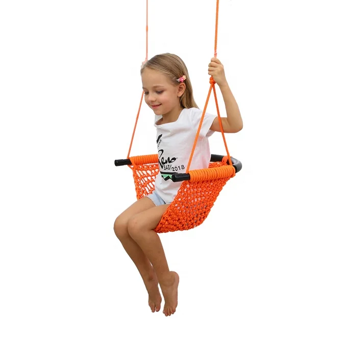 Hanging toy swing seat for home and kids outdoor playground with load bearing up to 300