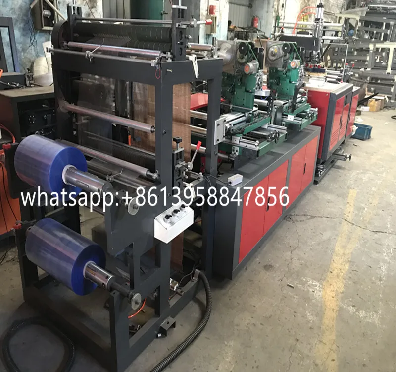 Automatic PVC Snap Button Bag Making Machine