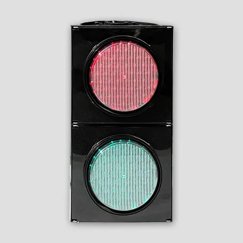 8 Inch Stop Go Loading Dock Safety LED Light, Red Green Traffic Lights