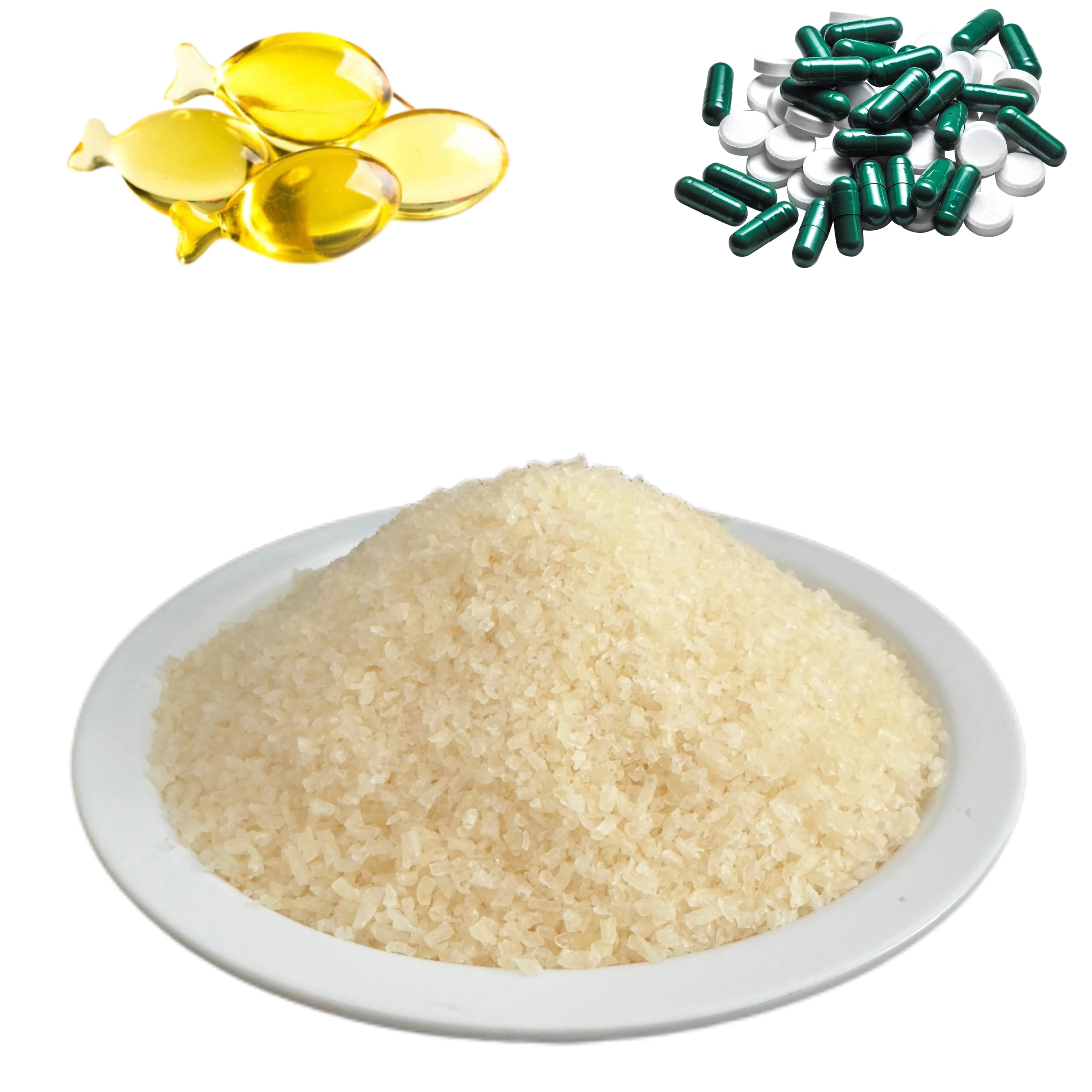 Gelatin granule for Empty Hard Capsules Medicine Gelatin Capsule