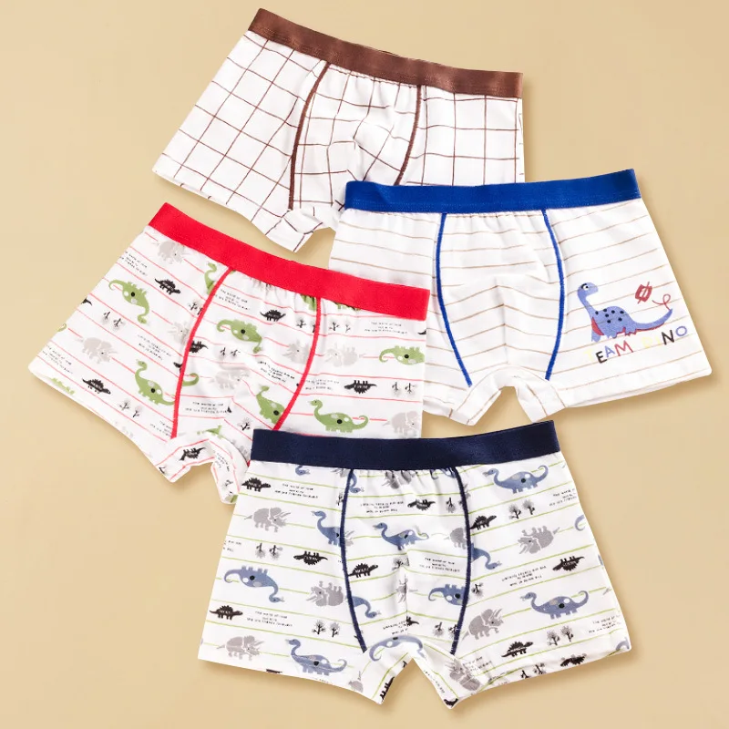 Wholesale High Quality Baby Boy Underwear Children 4-Piece Set Kids Clothes