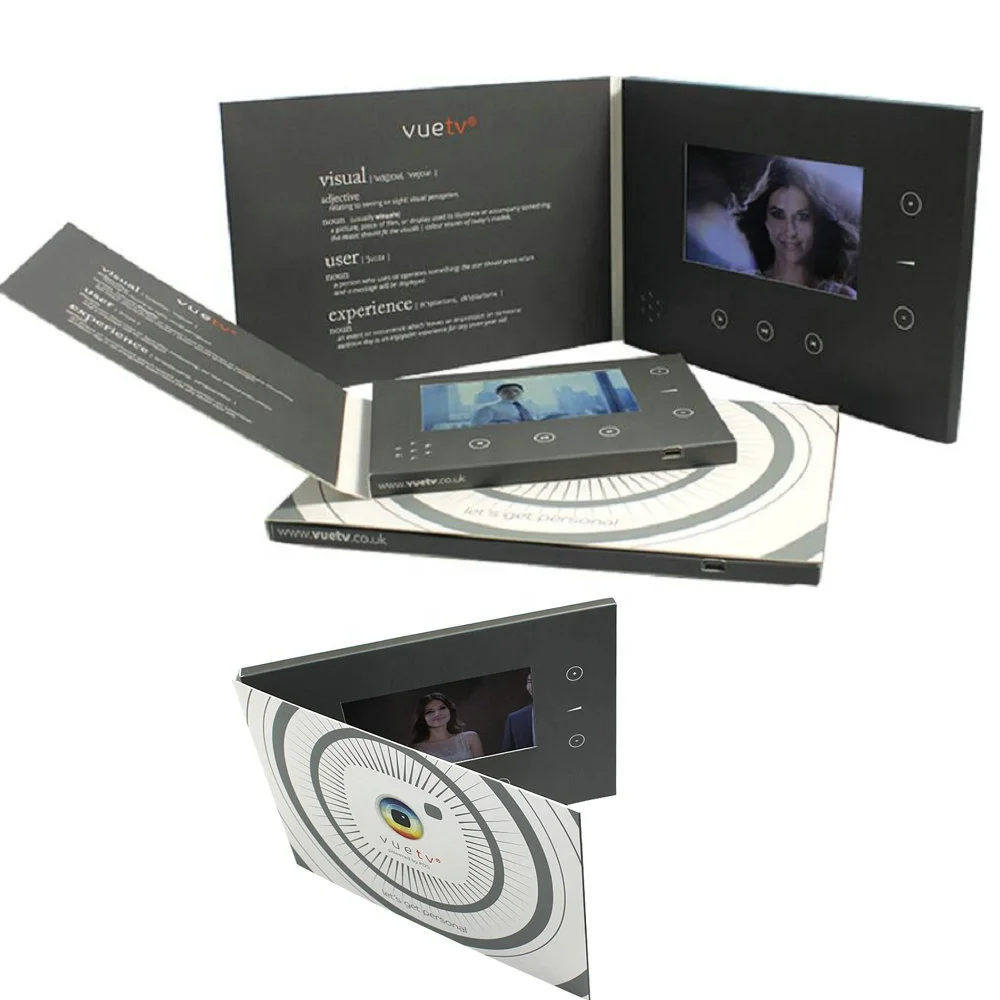 Video card mailer Video business card Digital Advertising Player digital display card