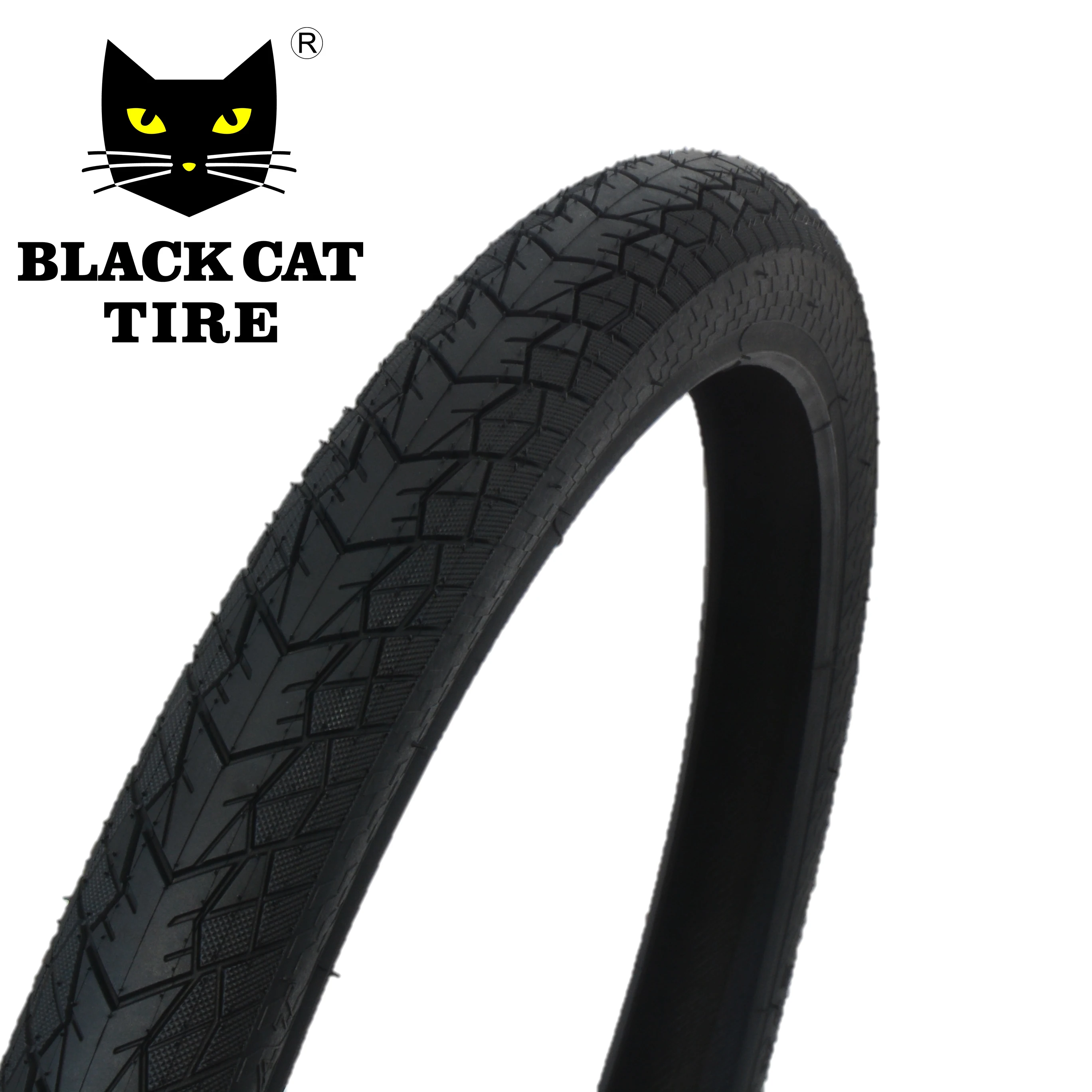 Wholesales high  quality black bicycle tire 20x1.75 A206 rubber bike tire