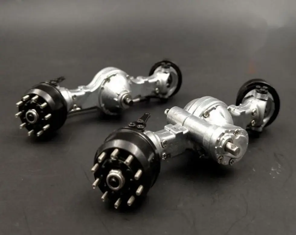 1 / 24 truck model metal drive front axle through axle