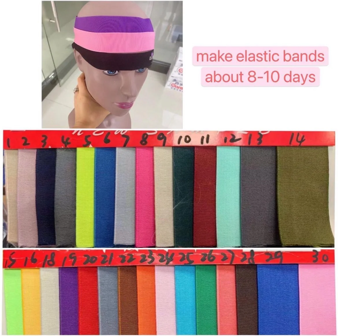 edge wrap hair head bands new design free sample personalized elastic band for wigs elastic band for frontal lace