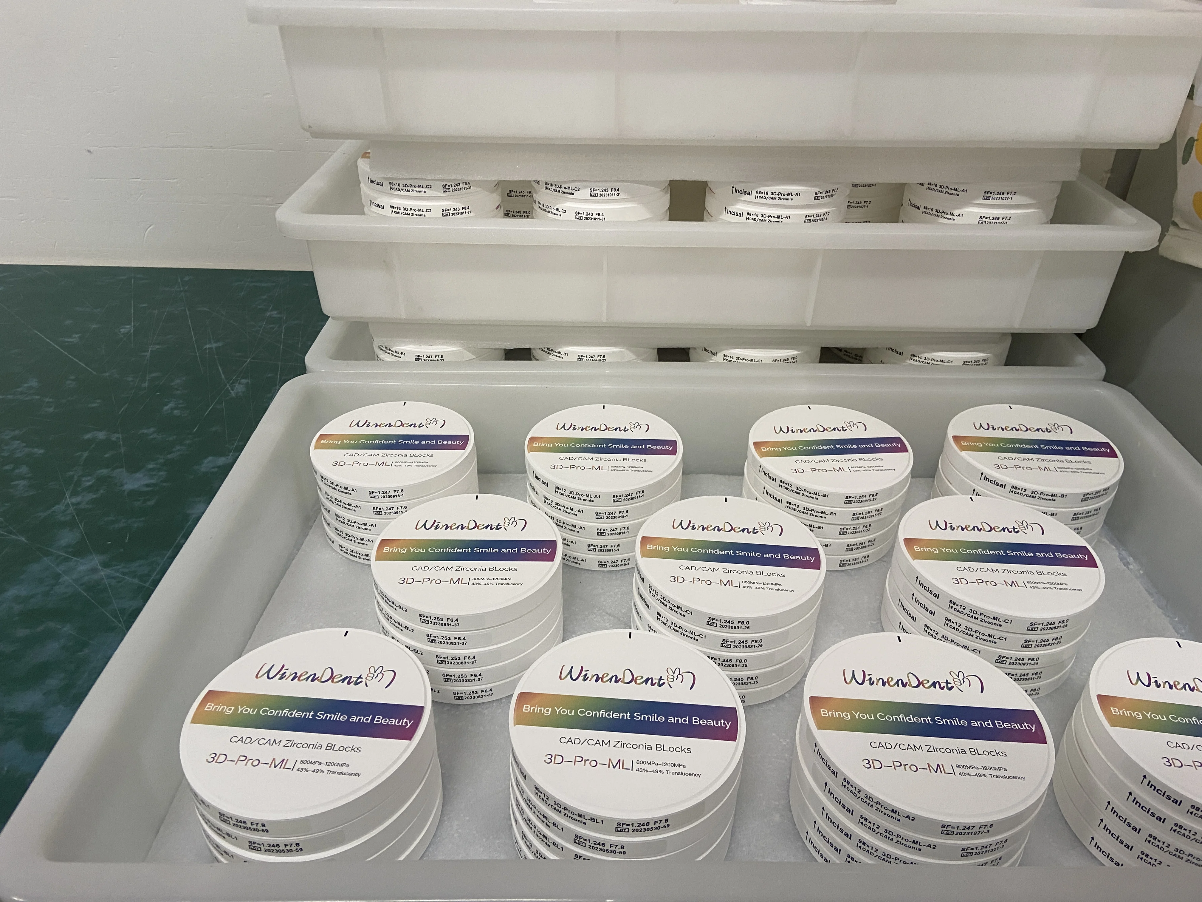 Zirconia Block MultiLayer 3D-Pro-ML 25mm 98mm Dental Zirconia Crown Block Price