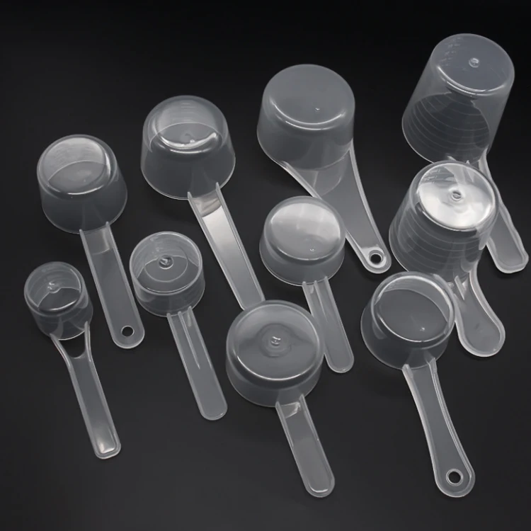 Factory wholesale high quality 50ml short handle plastic powder measuring spoon/powder spoon