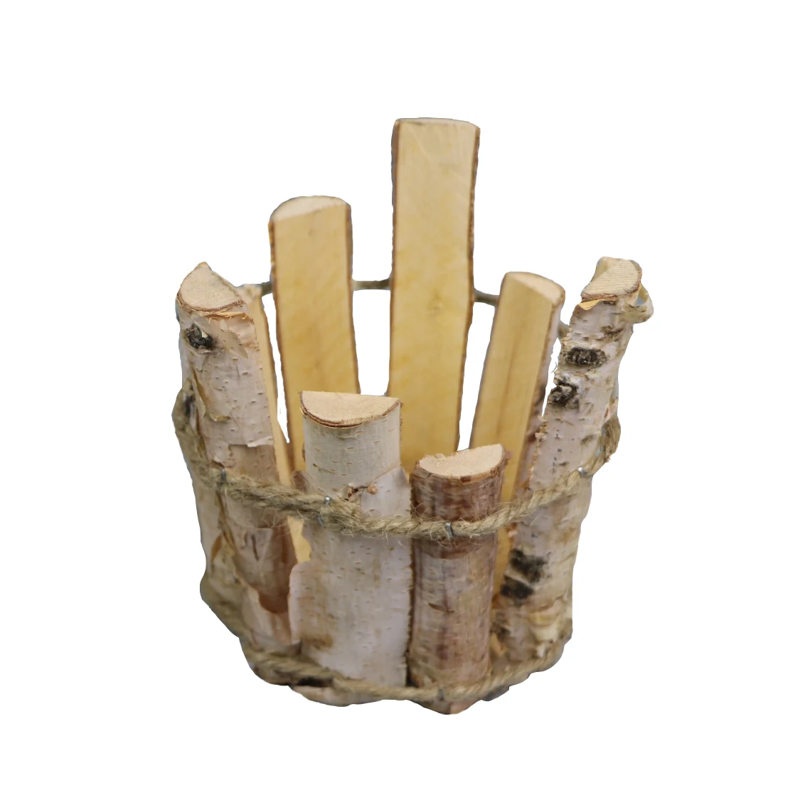 
Creative Natural Wood Candle Holder Flower Arrangement Decoration Gift Wooden Home Decor 