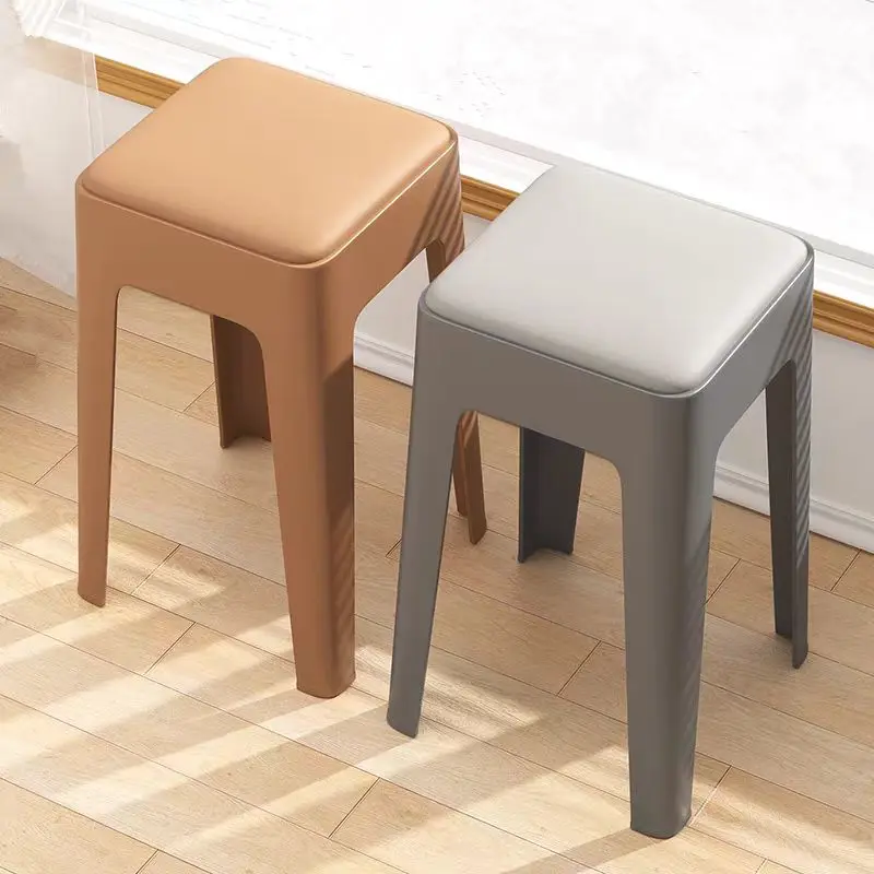 Wholesale modern design plastic stool portable plastic chair durable PP plastic stool