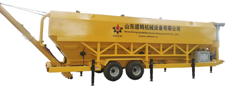 20 Ton 35 Ton Horizontal Mobile Cement Storage Silo for Bulk Cement
