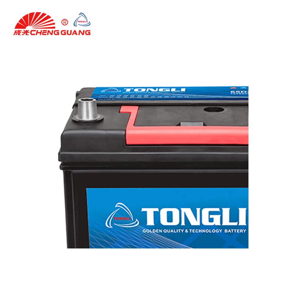 
Tongli brand 12v 60AH car battery wholesale Japanese standard maintenance free 12v N60 automotive battery 