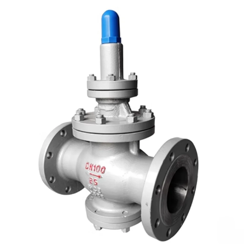 30years factory manufacture pressure reducing valve WCB flange pilot piston type steam pressure reducing valve