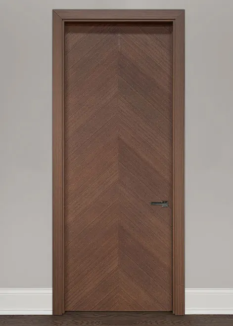 Pakistan Modern Waterproof Plywood Veneer Wooden Laminated Flush Doors For Toilet