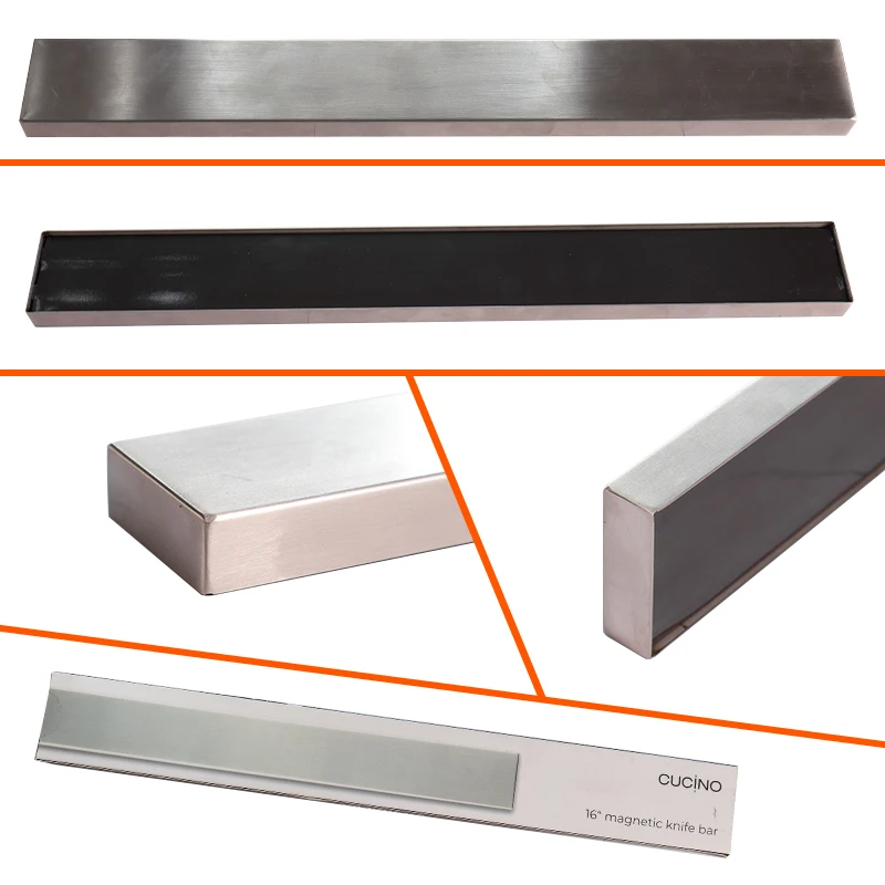 Magnet Rack Custom Logo 16 Inch Stainless Steel Magnetic Knife Holder Strips For Kitchen