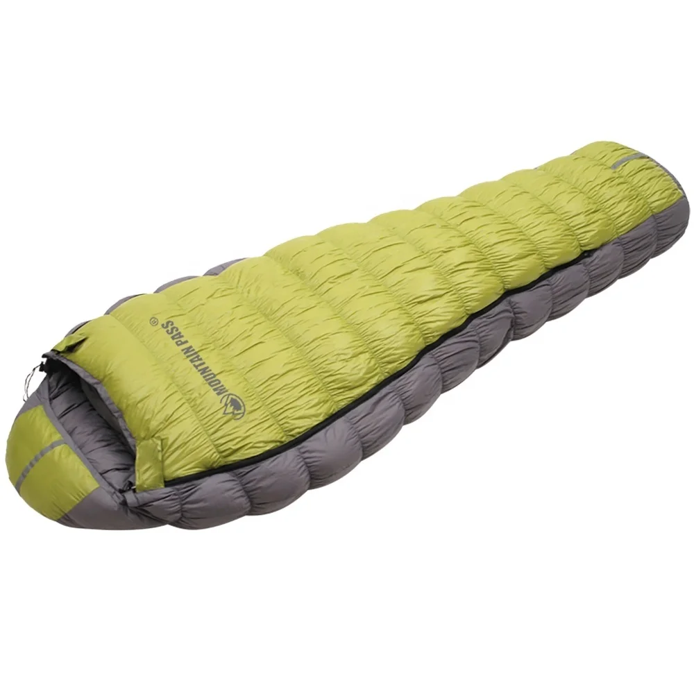 МП Открытый Кемпинг caterpill Сверхлегкий 800 г (1.76lb) Наполнитель гусиный пух спальный мешок 3 сезона путешествий