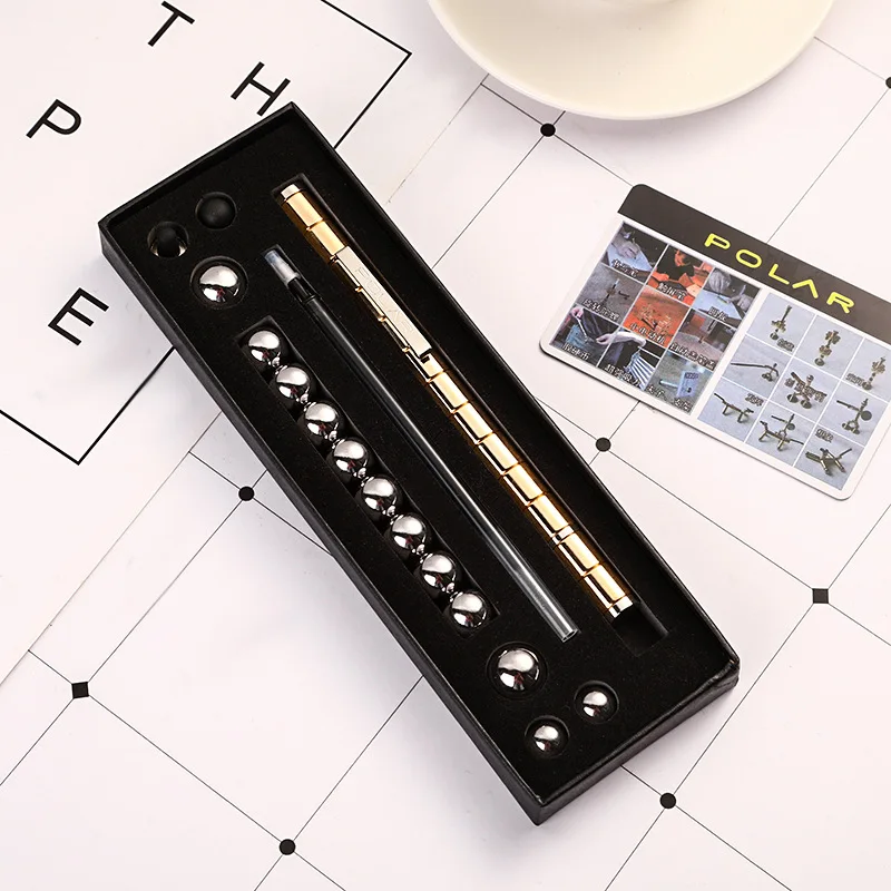 Декомпрессионная Магнитная металлическая плавающая ручка, многофункциональная ручка-антистресс с гелевыми чернилами, шариковая ручка для офиса и розничной торговли