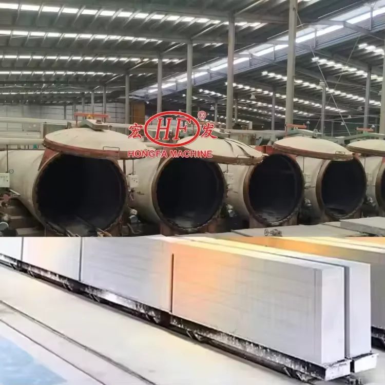 White Autoclaved Aerated Concrete Bricks Making Machinery AAC Hollow Building Decorative Concrete Blocks Machine Production Line