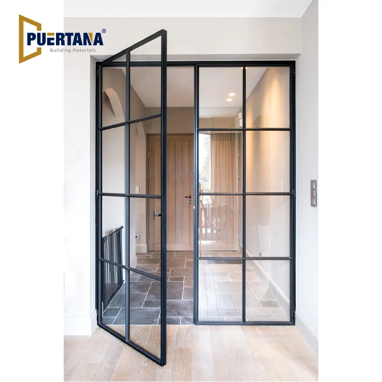 Interior Wrought Iron Doors Interior Partition Wall Iron Steel Glass Window And Door