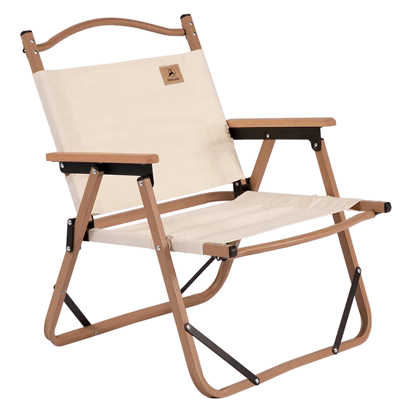 Deerland High Quality Light Weight Aluminium Kermit Chair Oxford Fabric with PU Coating Camping Folding Chair