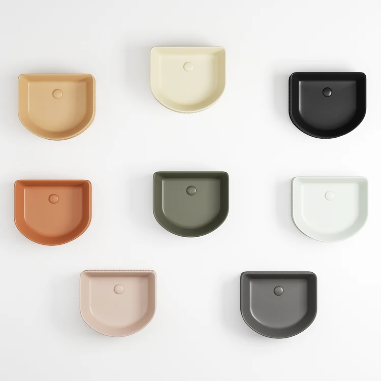 lavabo modern countertop ceramic flute wash basin bathroom art sink