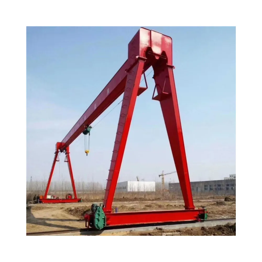 
Electric Single Beam Gantry Crane High Quality 10 Ton MH Type Single Beam Hook Gantry Crane With Trolley 