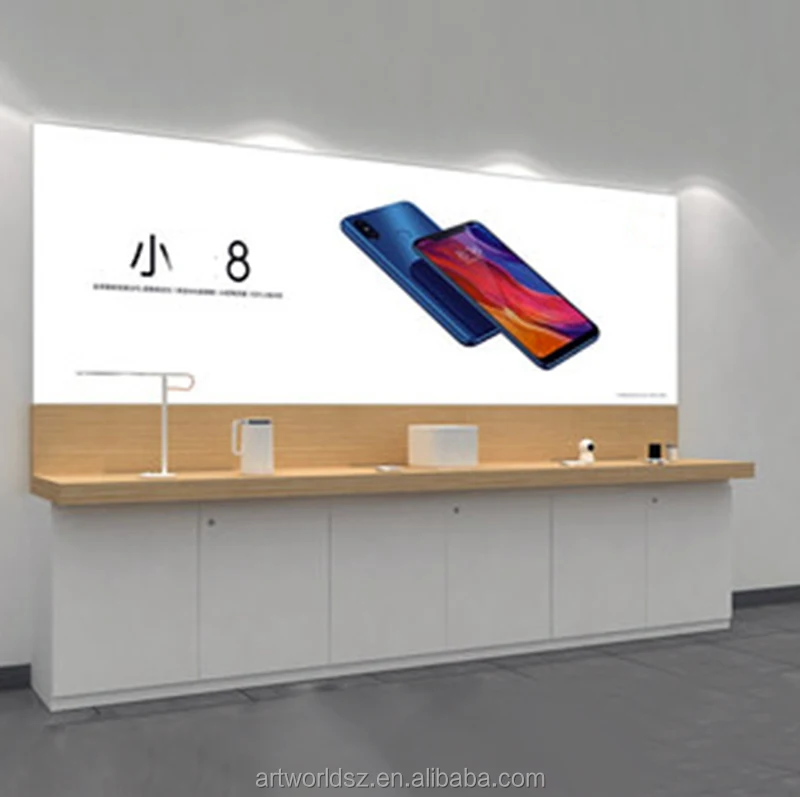 Smart Home accessories display furniture customized design display shelves for showroom