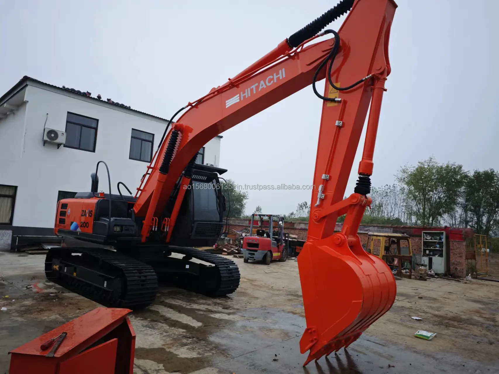 Hitachi Zx200-6 medium excavator used Japanese excavator Hitachi Zaxis 200 excavatory
