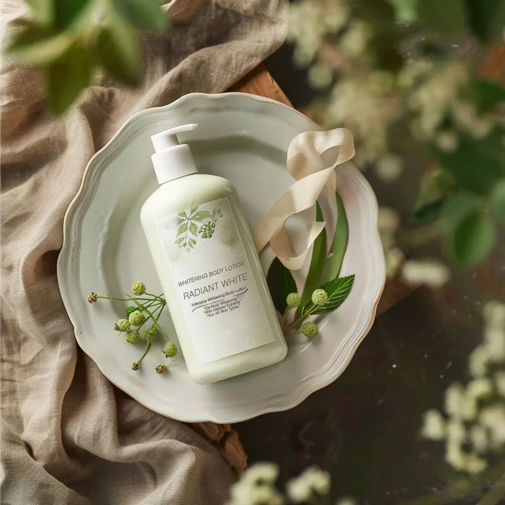 Wholesale Whitening Body Lotion Lightening Hydrating Body Milk AHA Vitamin C Shea Butter Nourish Skin Anti-aging