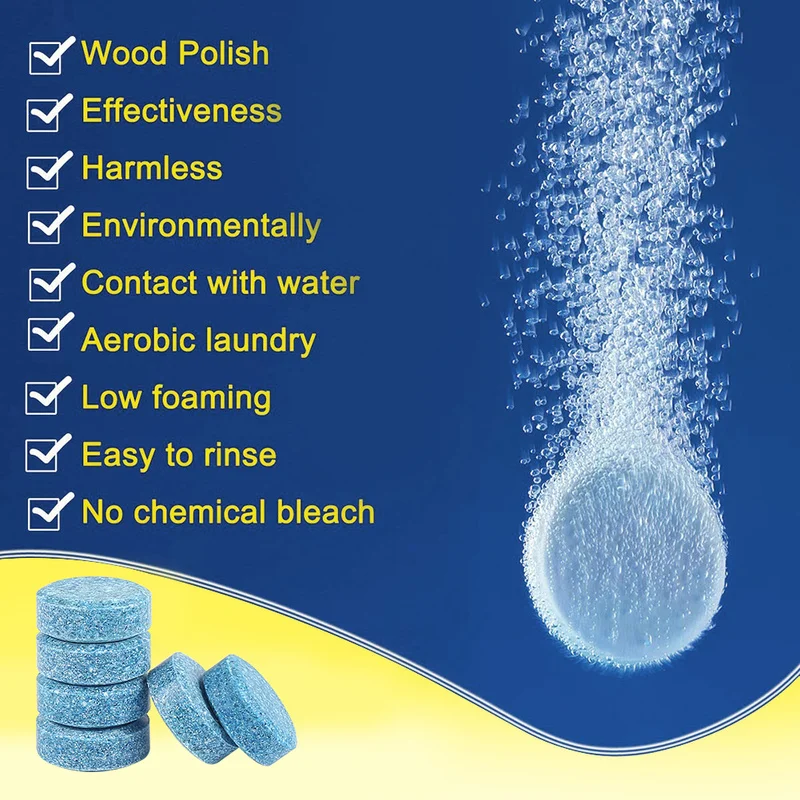 10/20/40 Pcs Car Solid Cleaner Effervescent Tablets Spray Cleaner Car Window Windshield Glass Cleaning Auto Accessories