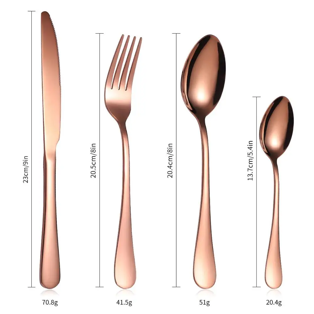Hot Sell Cutlery 24 Pcs Set Stainless Steel 24/30/36 Pcs Flatware Cutlery Set With Gift Box