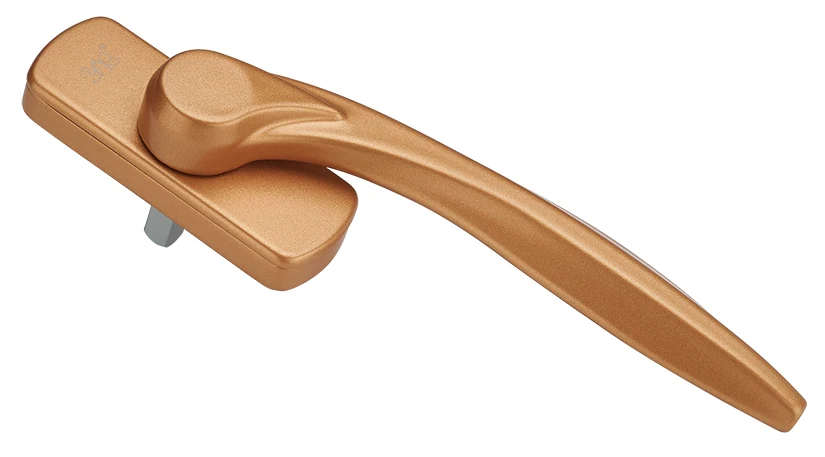 Upvc Casement Window Handle Spindle Design Aluminum Alloy Material Powder Coating Handle
