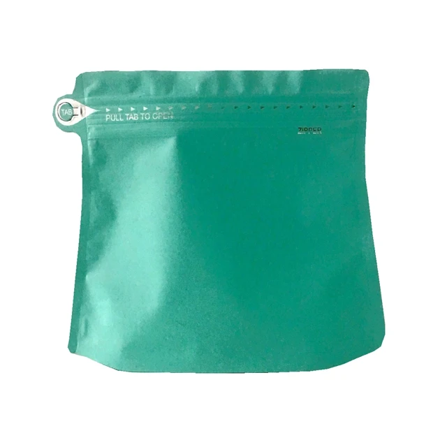 
Custom easy tear ziplock foil special diamond shaped food grade stand up coffee packaging bag with one way valve 
