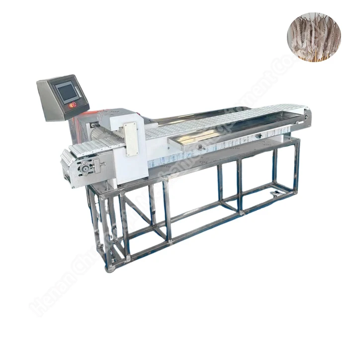 Small Tabletop Manual Meat Kebab Skewer Machine Meat Slicer Skewering Machine For Barbecue Kebab Maker