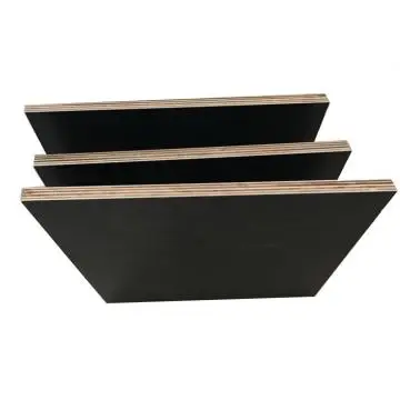 Hot 18 mm poplar core two time hot press red black  construction shuttering film faced plywood